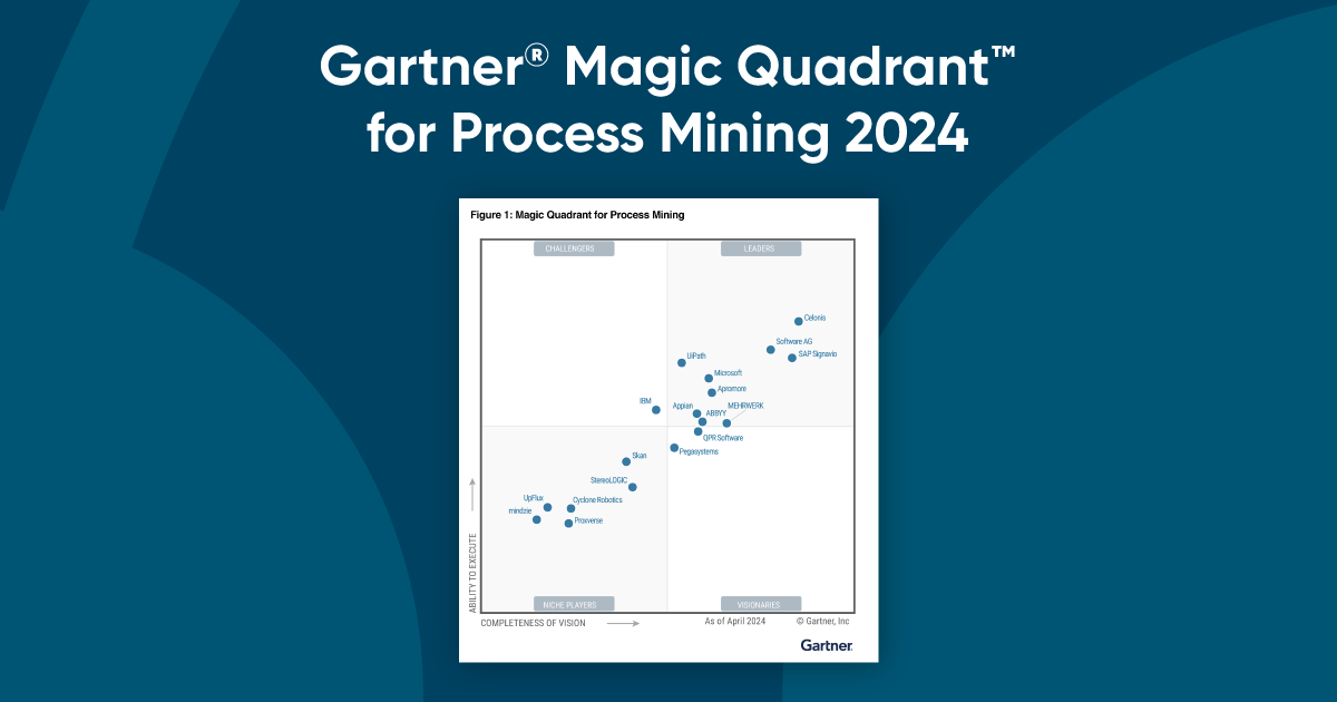 2024 Gartner Magic Quadrant for Process Mining Apromore
